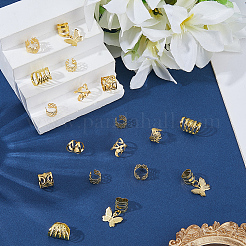 180 шт. 6 стиля железные и сплавные дреды бусины украшение для волос&nbsp;FIND-SC0020-47