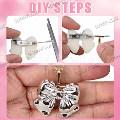 Сплав брошь конвертировать ожерелья подвеска крючки&nbsp;FIND-SC0019-04P