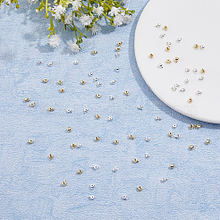 80 шт. 2 цвета латунные обжимные бусины&nbsp;FIND-DC0005-68