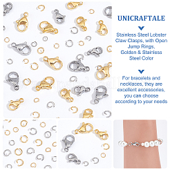 120 шт. 4 карабина-клешни из нержавеющей стали 304&nbsp;STAS-UN0034-05