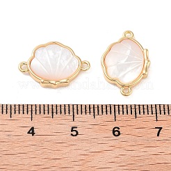 Латунные звенья из ракушки&nbsp;KK-B102-22G