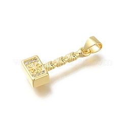 Стойки обшивки латунь микро проложить Циркон подвеску&nbsp;KK-Z086-66G-04