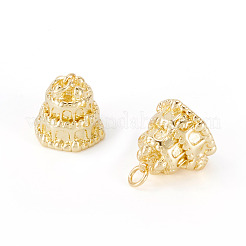 2 шт. латунных подвесок&nbsp;KK-TA0003-11G