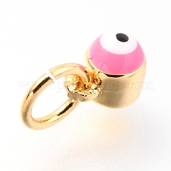 Латунь эмаль подвески&nbsp;KK-Y001-02C-02G