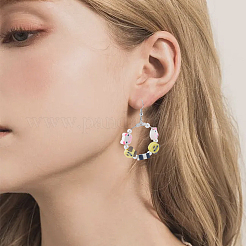 250шт бусины из полимерной глины ручной работы&nbsp;CLAY-PA0001-23