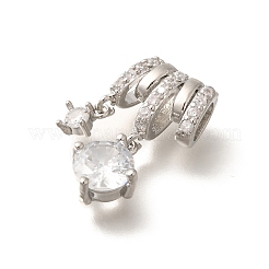 Латунные микро проложить кубического циркония подвески&nbsp;KK-C085-12P