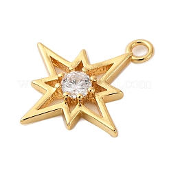 Подвески из латуни с прозрачным фианитом&nbsp;KK-V016-19G