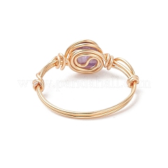 Женские кольца-пальцы из натуральных драгоценных камней&nbsp;RJEW-JR00940