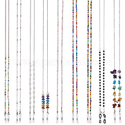 9шт 9 стиля цепочки для очков&nbsp;AJEW-TA0002-46