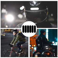 Пластиковые светоотражающие наклейки&nbsp;DIY-WH20032-45A