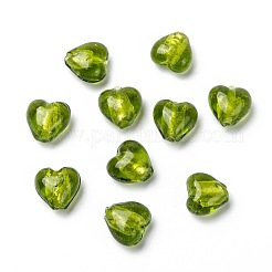 Стеклянные бусины&nbsp;FOIL-R050-12x8mm-7