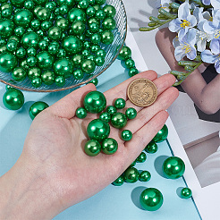 150 шт. 3 вида пластиковых бусин с имитацией жемчуга&nbsp;OACR-SP0001-69