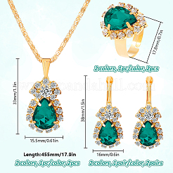 2 цветные серьги-капли с застежкой-молнией&nbsp;SJEW-HY0001-22B