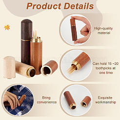 10 шт. 3 стиля деревянный футляр для хранения швейных игл&nbsp;WOOD-GA0001-55