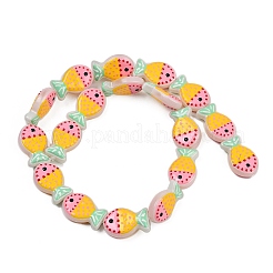 Выпечка окрашенные стеклянные бусины&nbsp;LAMP-F036-02D