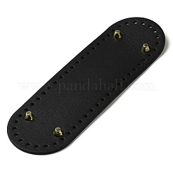 Искусственная кожа овальное длинное дно для вязания сумки&nbsp;DIY-K079-01C