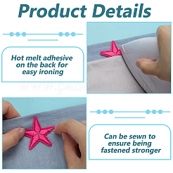 3 пакетик тканевых термоклеевых заплаток для одежды&nbsp;AJEW-FG0004-96