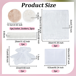 Наборы фонов для фотосъемки ногтей&nbsp;AJEW-OC0014-30