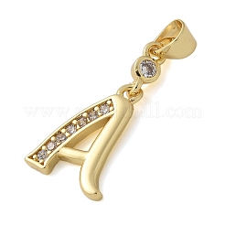 26шт латунные подвески с микропаве и кубическим цирконием&nbsp;KK-M319-02G