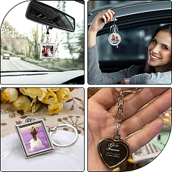 Брелок с подвеской из цинкового сплава&nbsp;KEYC-SP0001-50