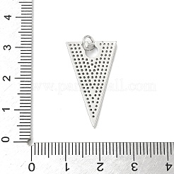 Латунные микропаве прозрачные подвески с фианитом&nbsp;KK-L254-01P