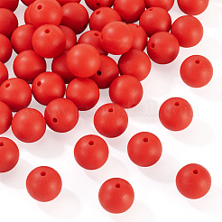 50шт пищевые экологически чистые силиконовые бусины&nbsp;SIL-TA0002-89C