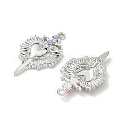 Подвески из сплава и страза&nbsp;FIND-L023-06P