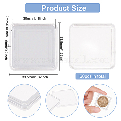 Пластиковая коробка для монет&nbsp;LS-ODIS-WH0030-12