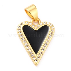 Латунные подвески с фианитами&nbsp;KK-J276-12G