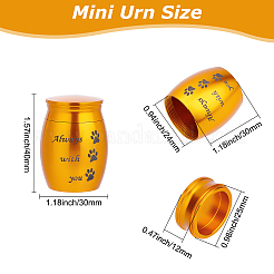 Гроб для праха домашних животных из нержавеющей стали 316&nbsp;AJEW-WH0013-41E