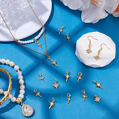 16шт 4 стиля латунные подвески&nbsp;KK-AR0004-64