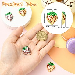 4шт 2 цвета латунные подвески с эмалью&nbsp;KK-CJ0003-25