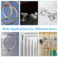 8шт 2-х цветная 4-х слойная салфетка для полировки серебра&nbsp;AJEW-DC0001-49