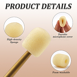 20шт губчатый чехол для микрофона&nbsp;AJEW-CN0004-90B