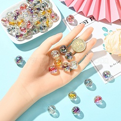 5 шт. Прозрачные акриловые бусины&nbsp;TACR-YW0003-29A