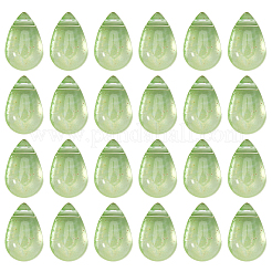 200 шт. Прозрачные стеклянные подвески&nbsp;GLAA-SP0001-55