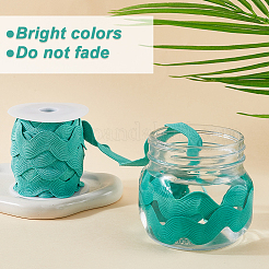 Лента из полиэстера с волнистой бахромой длиной 9 ярд. OCOR-XCP0002-94D