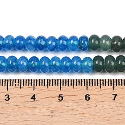 Окрашенные природные белый нефрит бисер пряди&nbsp;G-Z135-C02