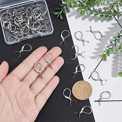 50 шт. фурнитура для сережек из нержавеющей стали 304&nbsp;STAS-UN0041-89