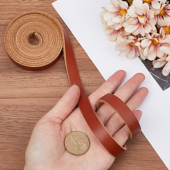 Плоский шнур из воловьей кожи длиной 2 м.&nbsp;AJEW-WH0479-73D-01