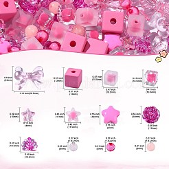 200 шт. акриловые бусины смешанного стиля&nbsp;OACR-CJ0001-83