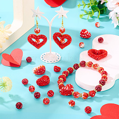 Полимерная глина прокладывает качественные бусины со стразами&nbsp;RB-BT0001-02