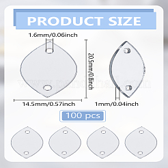 100шт пришить зеркальные стразы&nbsp;DIY-LP0001-77