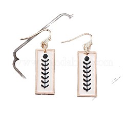 Серьги-подвески из цинкового сплава с эмалью&nbsp;FS-WGB12D1-01