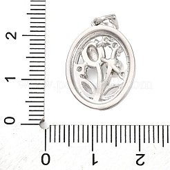 Латунные микро проложить кубического циркония подвески&nbsp;KK-A232-10P