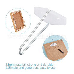 10 комплект кронштейнов для фоторамки из железа и пластика&nbsp;ODIS-GO0001-04B