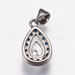 Латунные микро проложить кубического циркония подвески&nbsp;KK-I614-063