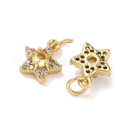 Латунные микро проложить кубического циркония подвески&nbsp;KK-A291-13A-G