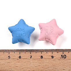 Прорезиненные бисера стиль акриловые&nbsp;SACR-N018-15