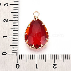 Прозрачные стеклянные подвески&nbsp;KK-N283-02F-G